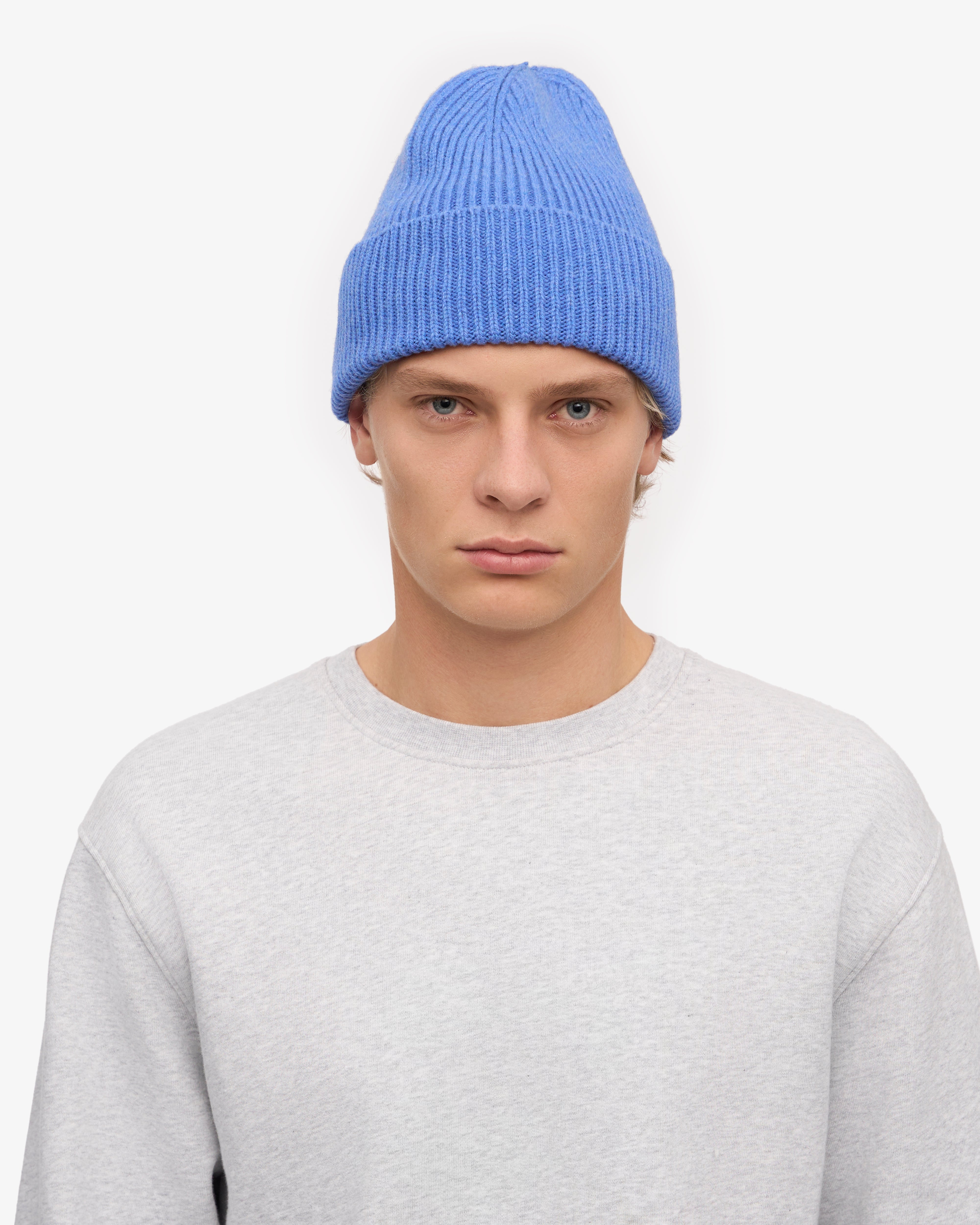 Premium Merino Wool Beanie - Soft & Warm Winter Hat for Men & Women in Pacific Blue | Perfect for Skiing, Hiking & Outdoor Activities