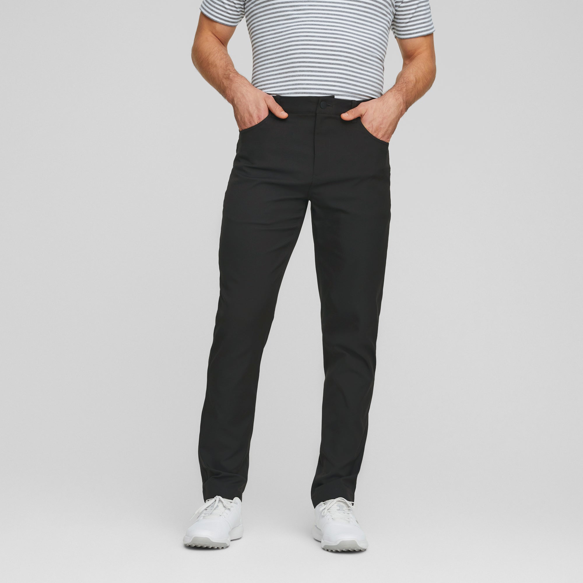 **Men's 5-Pocket Golf Pants - Lightweight Stretch Comfort for Walking & Swinging - Perfect for Golf, Casual Wear & Outdoor Activities**