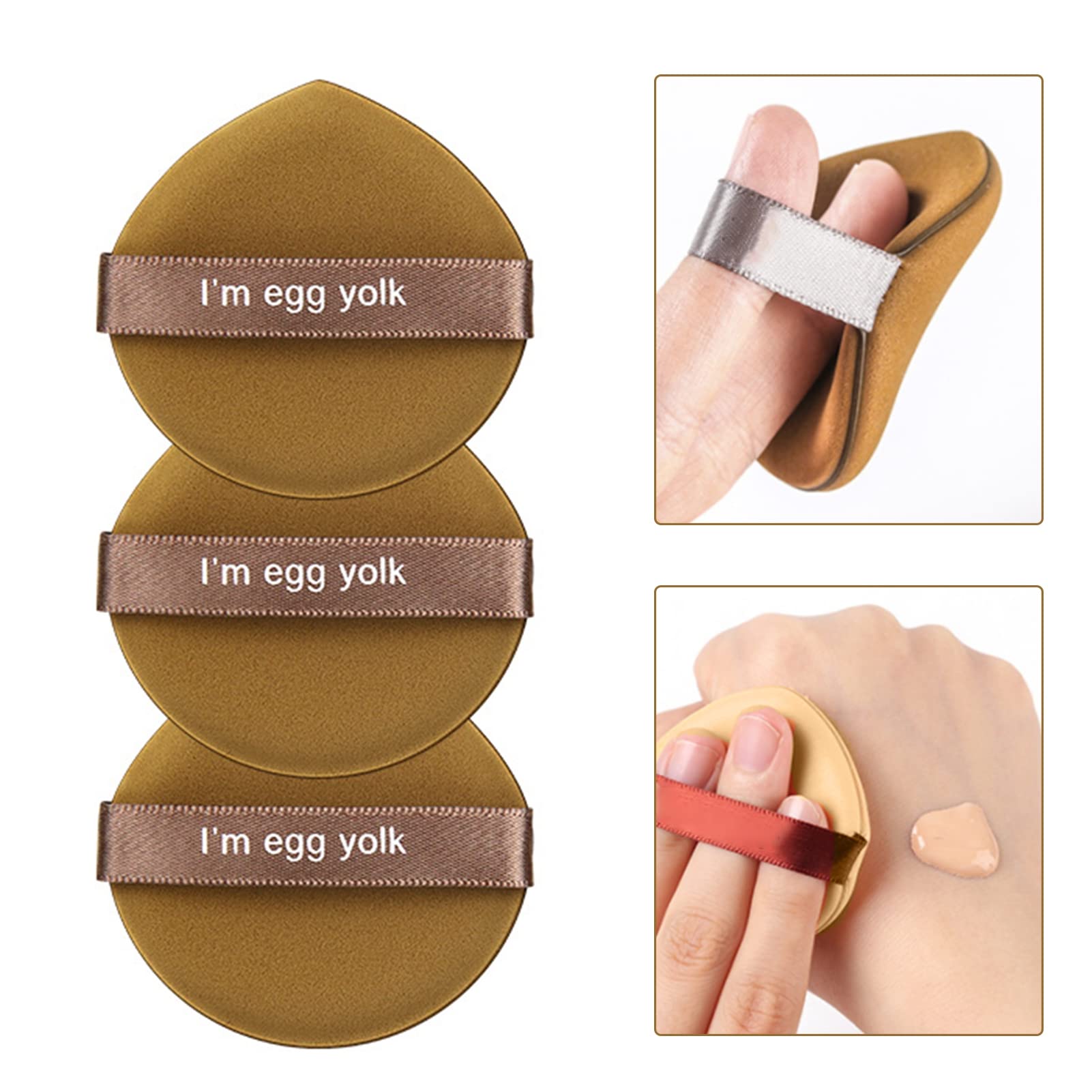 3 Pcs Makeup Sponge Set - Washable Foundation Blender for Women | Beauty & Travel