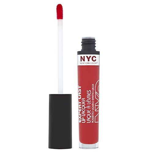 N.Y.C. New York Color Expert Last Lip Lacquer - Rockaway Ruby (Pack of 2) | Long-Lasting Lip Gloss for Women, Hydrating & Shiny Finish | Perfect for Parties, Dates & Everyday Wear