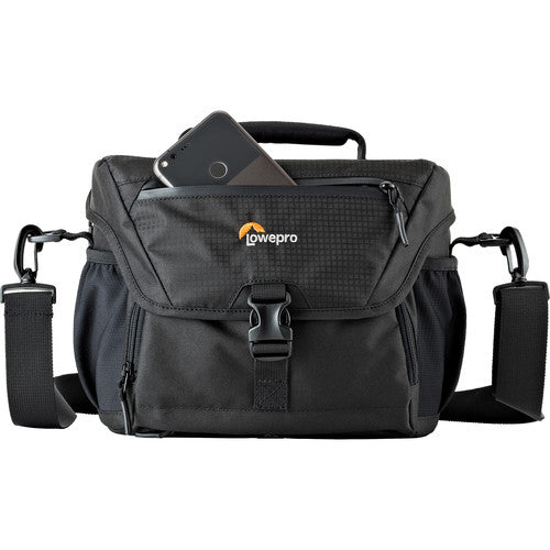 Lowepro Nova 180 AW II Camera Shoulder Bag - Waterproof DSLR/SLR Camera Case with All-Weather Cover - Perfect for Travel, Photography & Outdoor Adventures (Black)