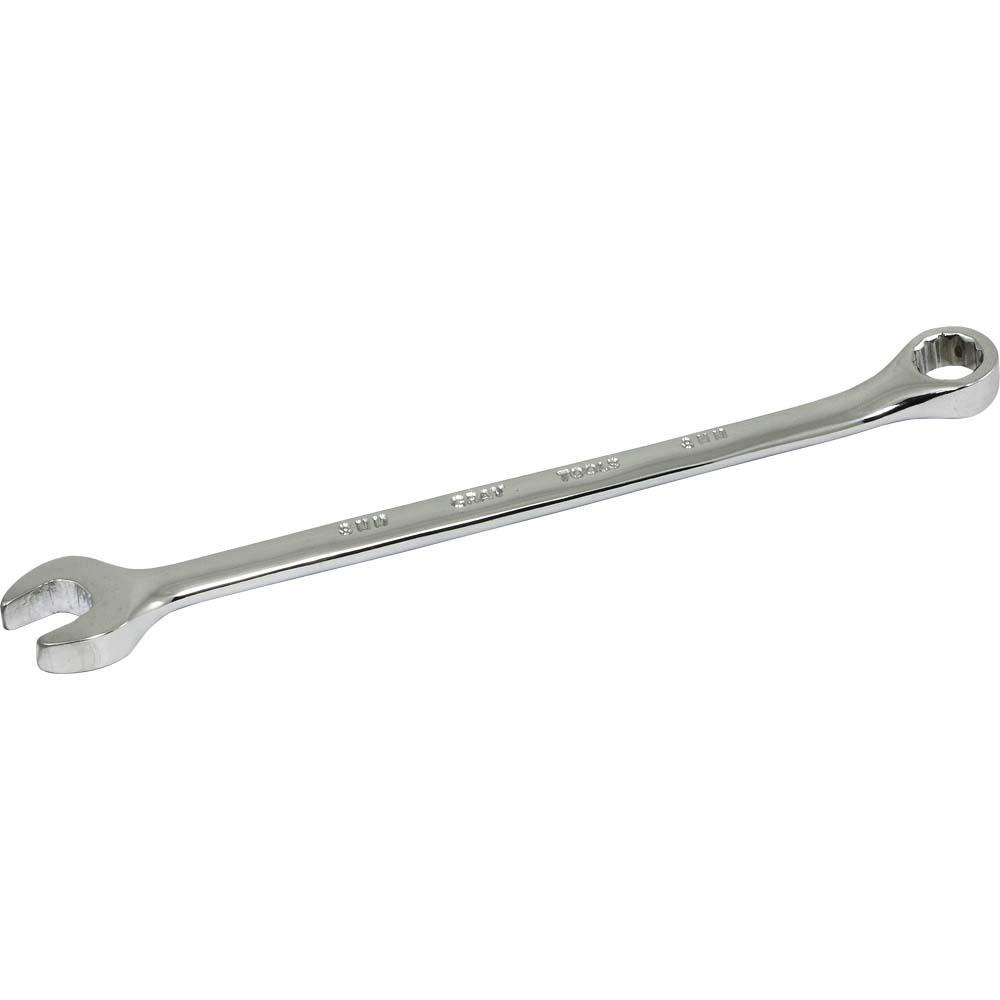 12-Piece Metric Combination Wrenches Set - 15° Offset Angle - Mirror Chrome Finish - Perfect for Automotive Repair, DIY Projects & Home Maintenance