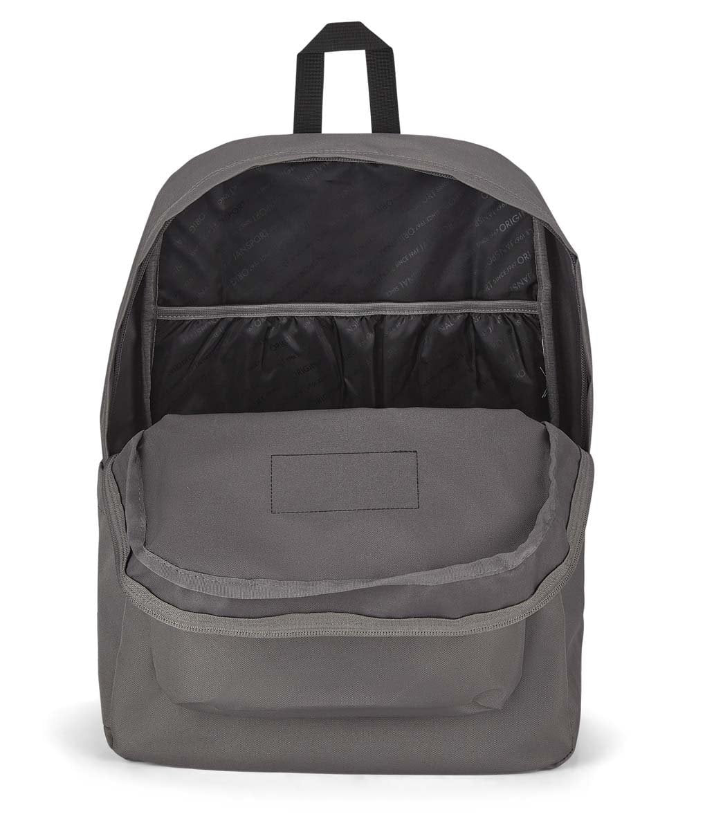 JanSport SuperBreak Plus Backpack - Lightweight Durable School & Travel Backpack for Students & Commuters - Graphite Grey - Perfect for College, Work & Everyday Use