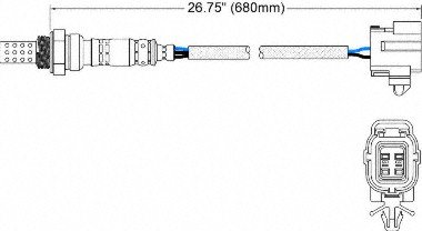Walker Products 250-24139 4-Wire Oxygen Sensor Replacement - Universal Fit for Cars & Trucks - Improves Fuel Efficiency & Emissions - Perfect for Automotive Repair & Maintenance