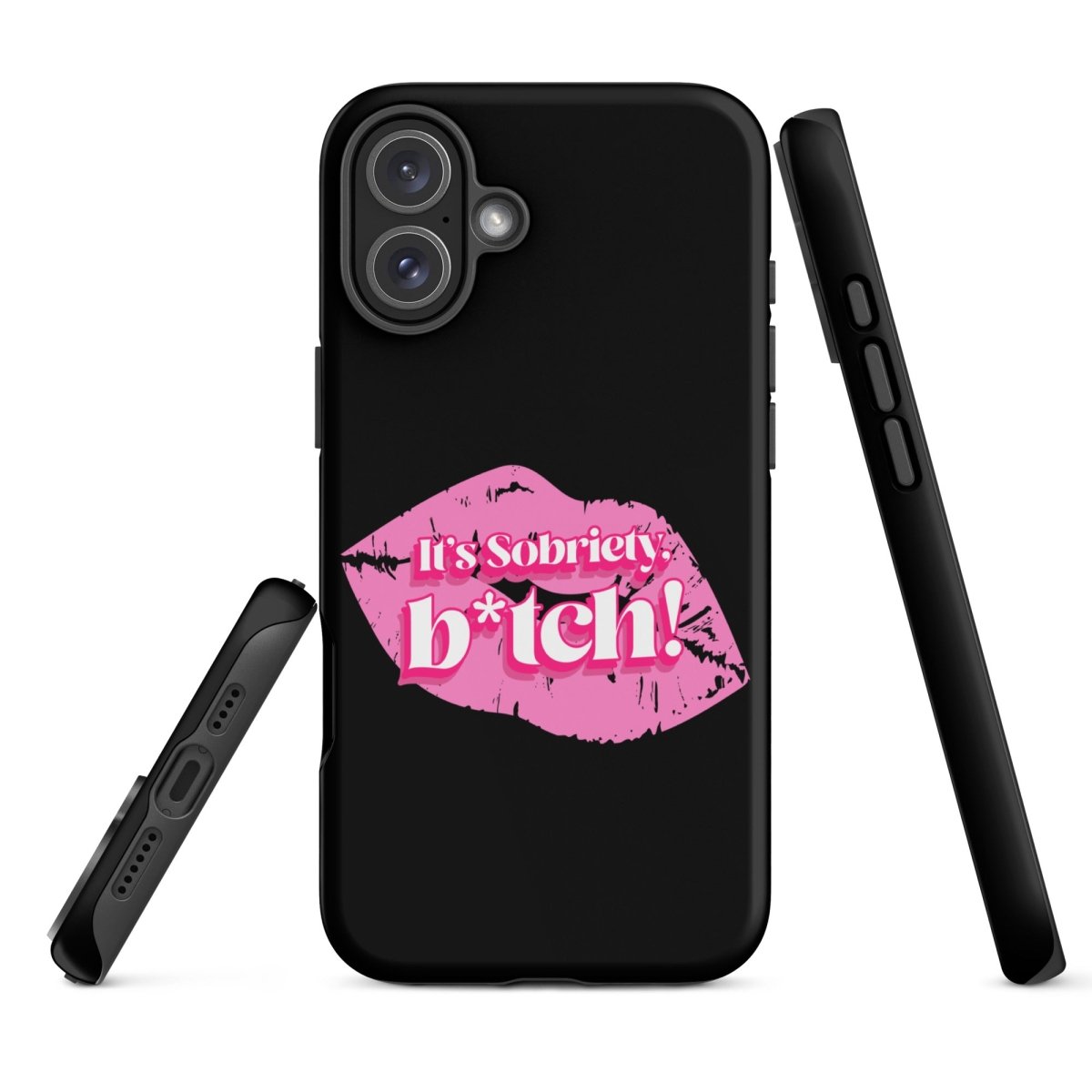 Premium Sobriety Sass Tough Case for iPhone® - Durable & Stylish Protective Cover - Perfect for Daily Use, Travel, and Sobriety Support