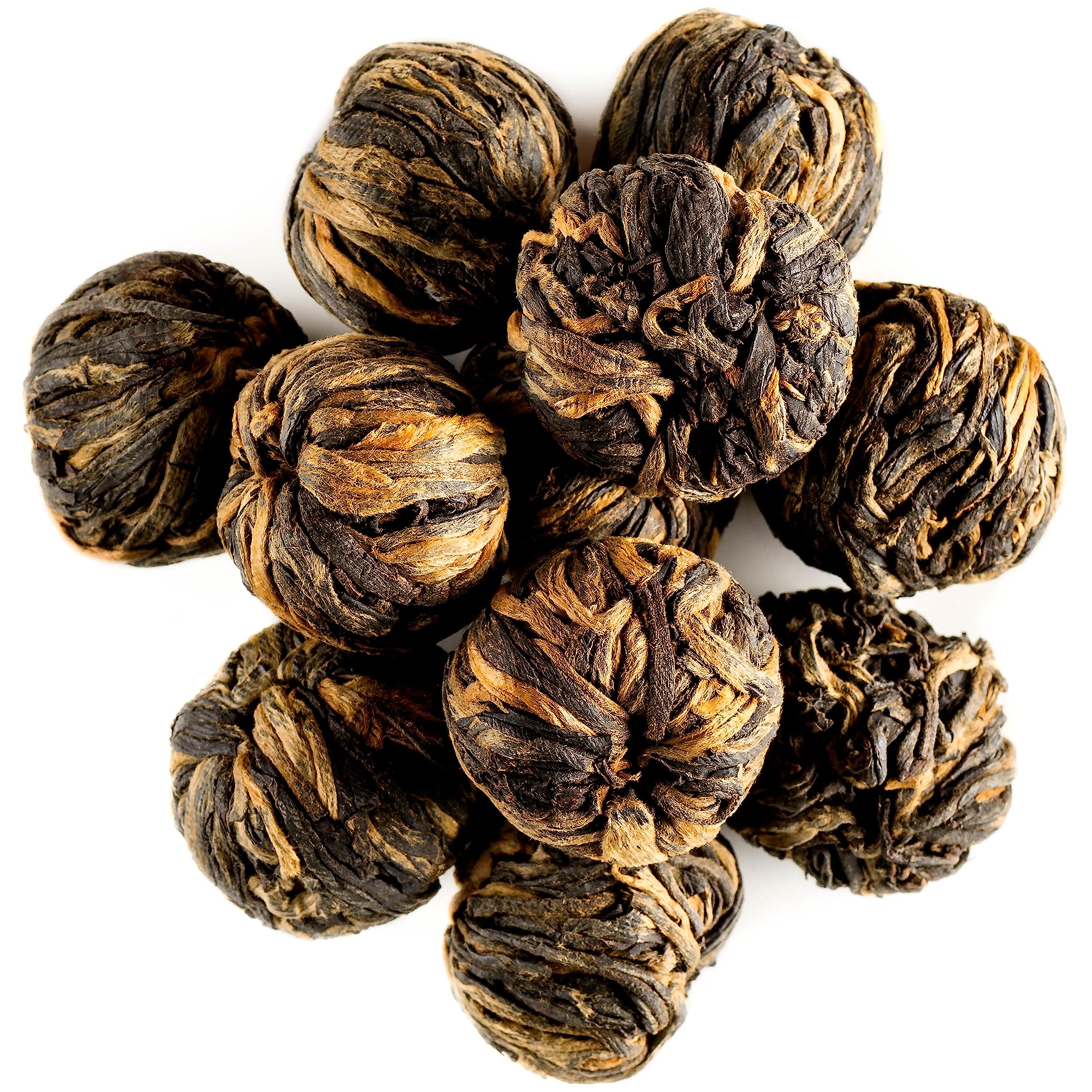 Premium Yunnan Black Dragon Pearls Tea - Strong & Malty - Perfect for Afternoon Tea