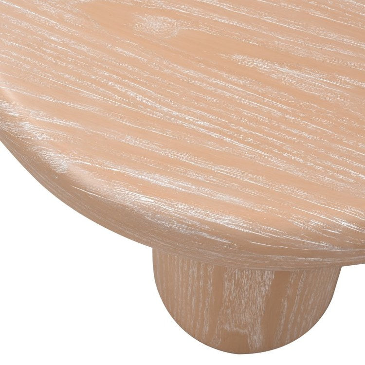 Okin Accent Table - 26 x 18 Inches Light Oak Finish - Perfect for Living Room, Bedroom, or Entryway Decor