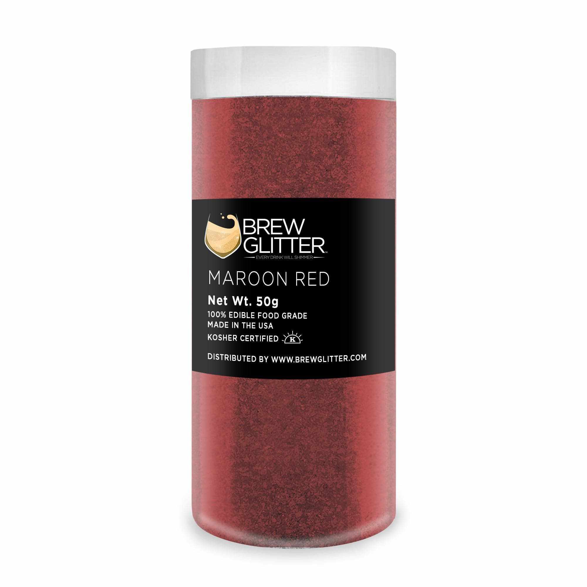 Christmas Collection Brew Glitter Combo Pack A (4 PC SET) - 50 Gram Jar - Perfect for Holiday Crafts, DIY Projects & Festive Decorations