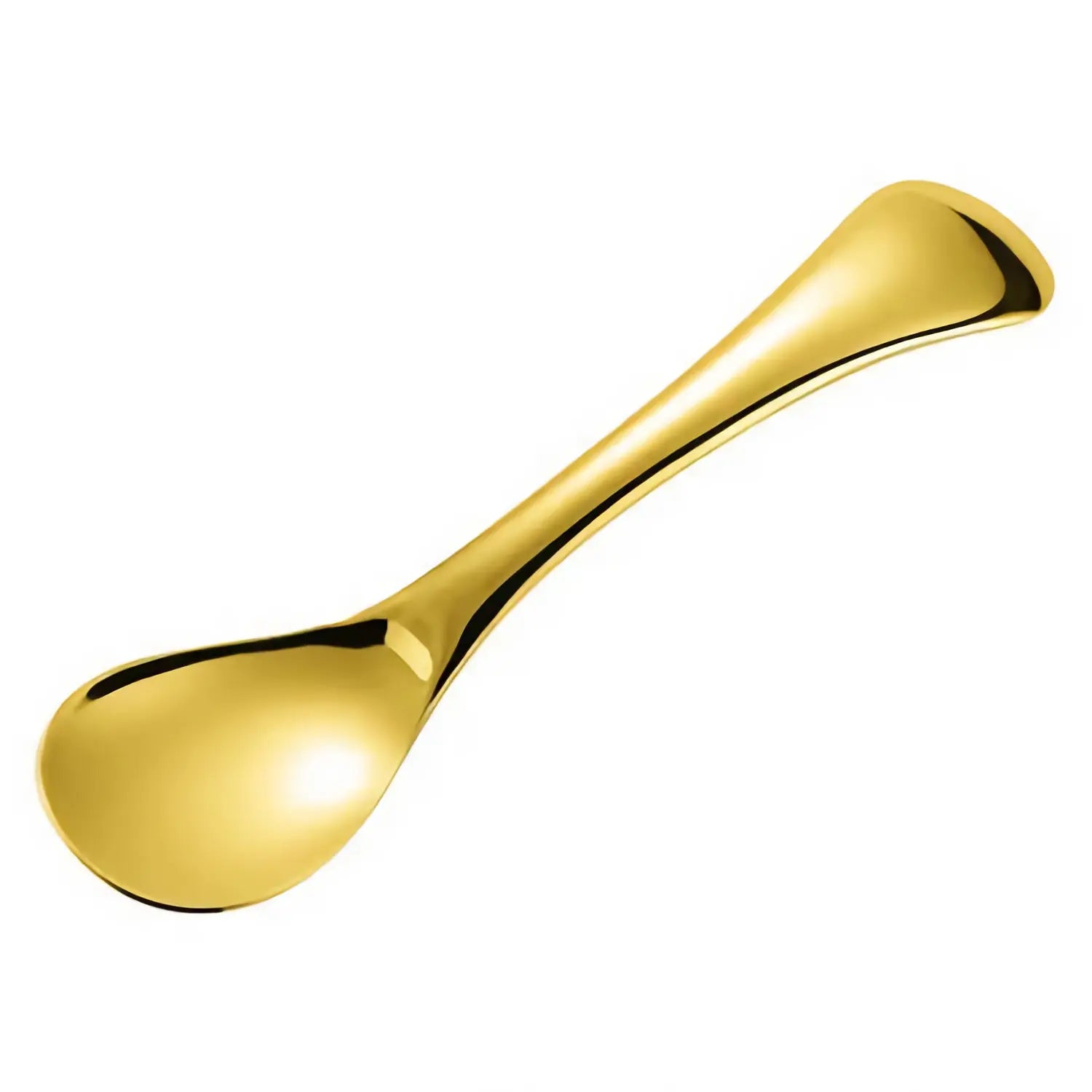 Asahi Copper Round Ice Cream Spoon - Premium Stainless Steel Dessert Spoon for Gelato, Sorbet & Frozen Yogurt - Perfect for Parties, Cafes & Home Use