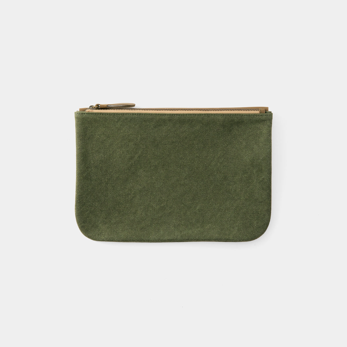 TRAVELER'S COMPANY Traveler's Factory Canvas Pouch - Medium Size (Olive) | Durable & Stylish Storage for Travel, Office & Daily Essentials