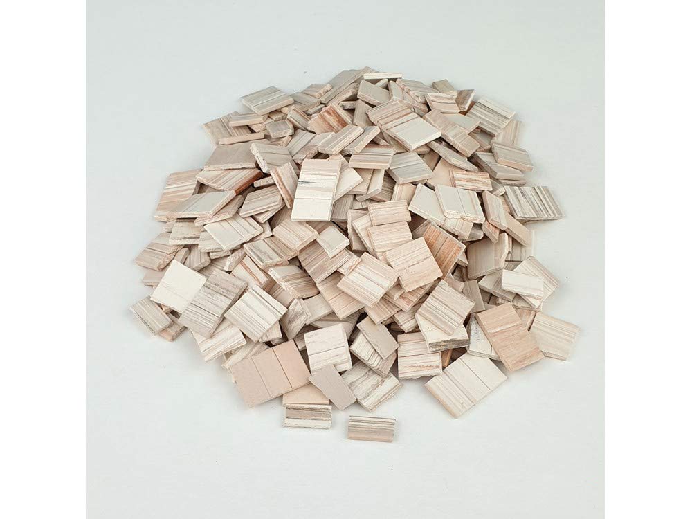 Miniature Mottled Ceramic Tiles - 300 Pieces for DIY Mosaic Art, Home Decor, and Craft Projects - Perfect for Backsplash, Coasters, and Wall Art