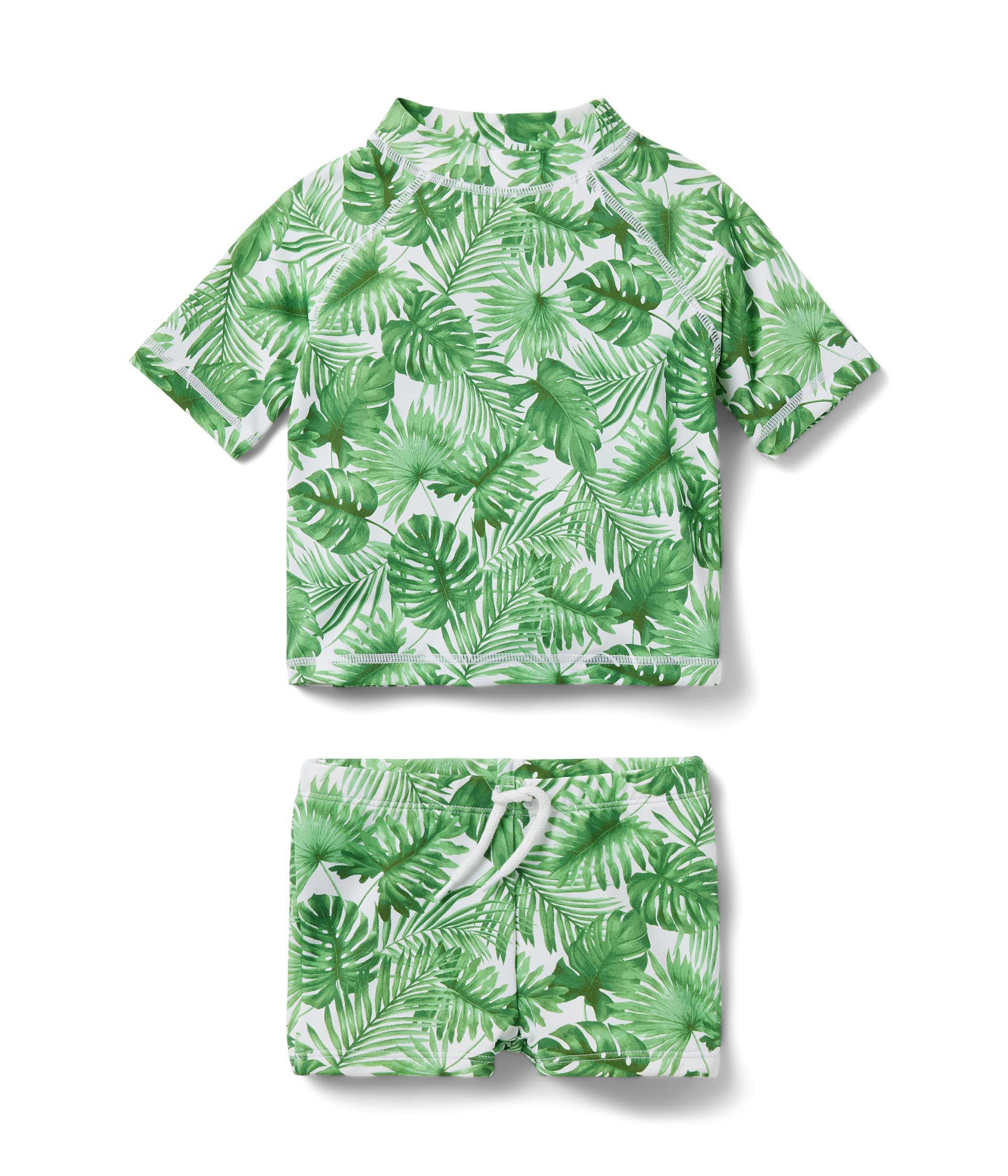 Janie and Jack Baby Boy's Palm Swim Set for Infants - Soft & Comfortable Swimwear for Beach, Pool & Summer Outings