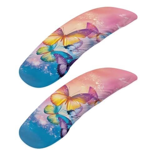 Pink and Blue - Butterfly