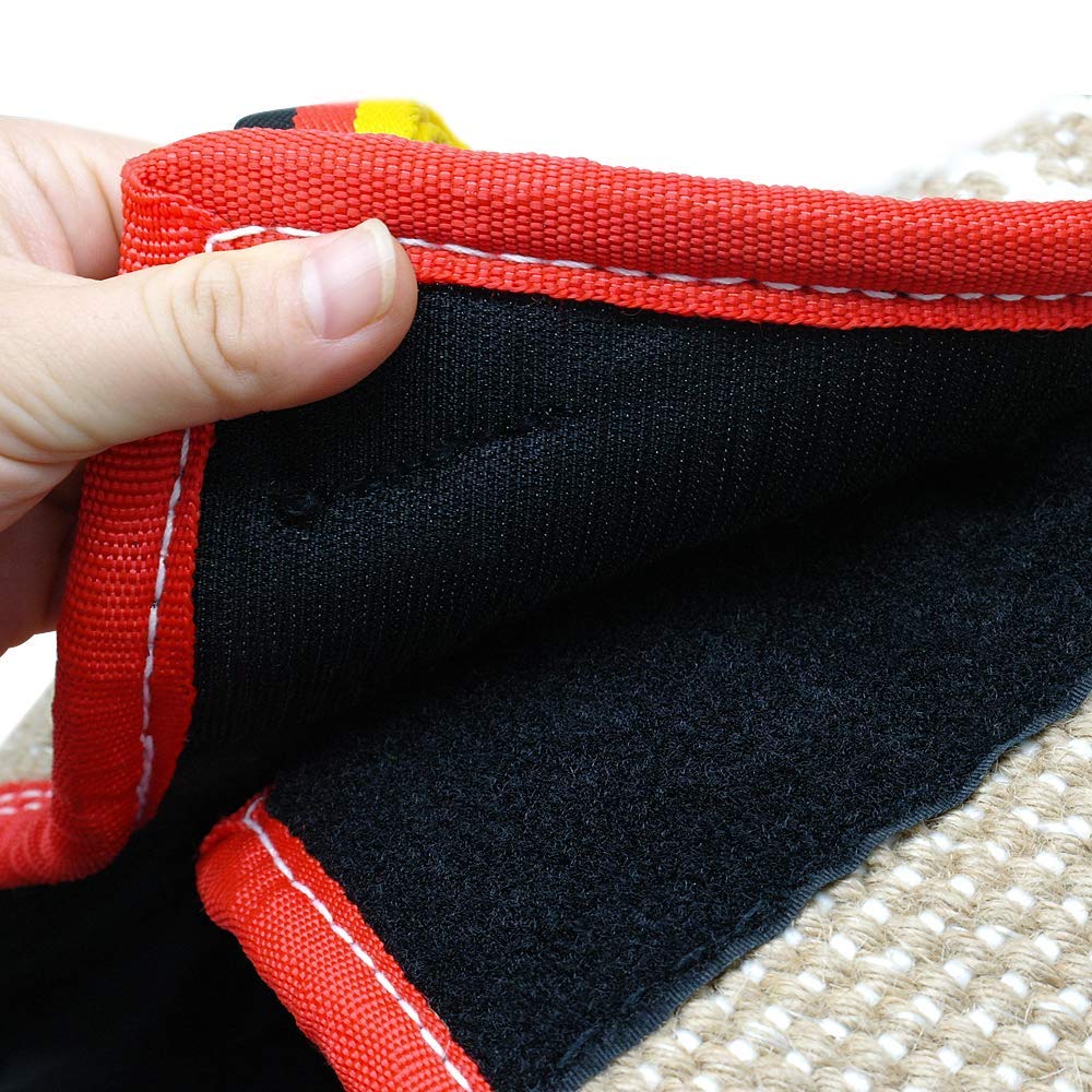 Professional Jute Dog Training Bite Sleeves with Handle - Durable Protection for Malinois, German Shepherd & Mastiff - Ideal for Police K9, Security & Working Dog Training