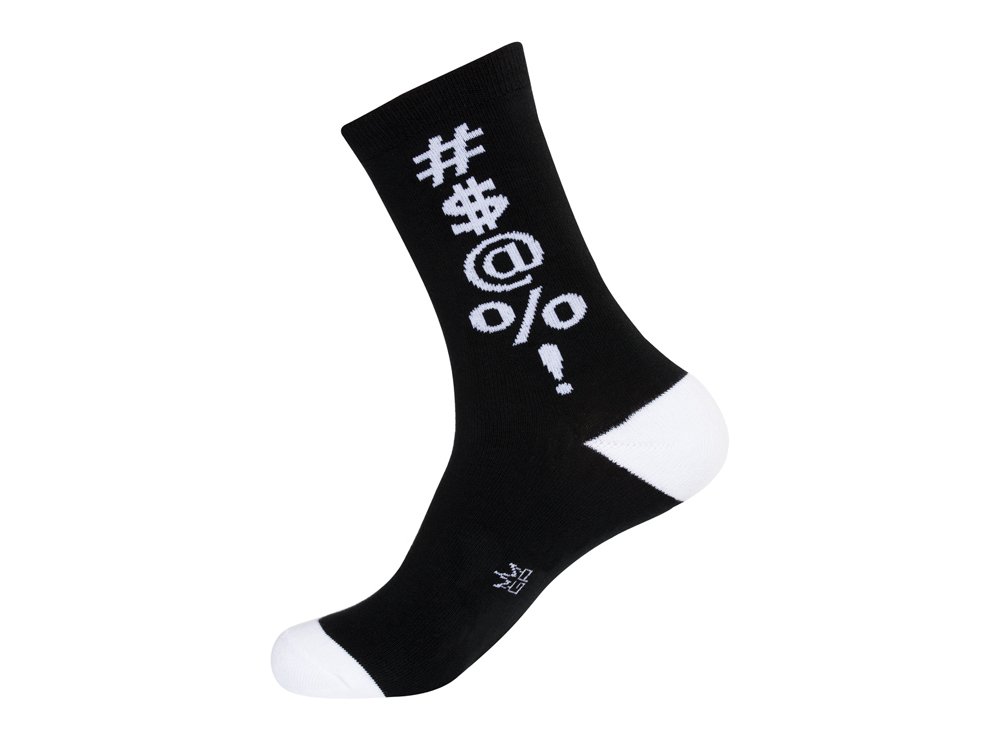 Fun Gumball Poodle Print Men's Black Crew Socks - Comfortable Casual Socks for Everyday Wear, Work & Gifts