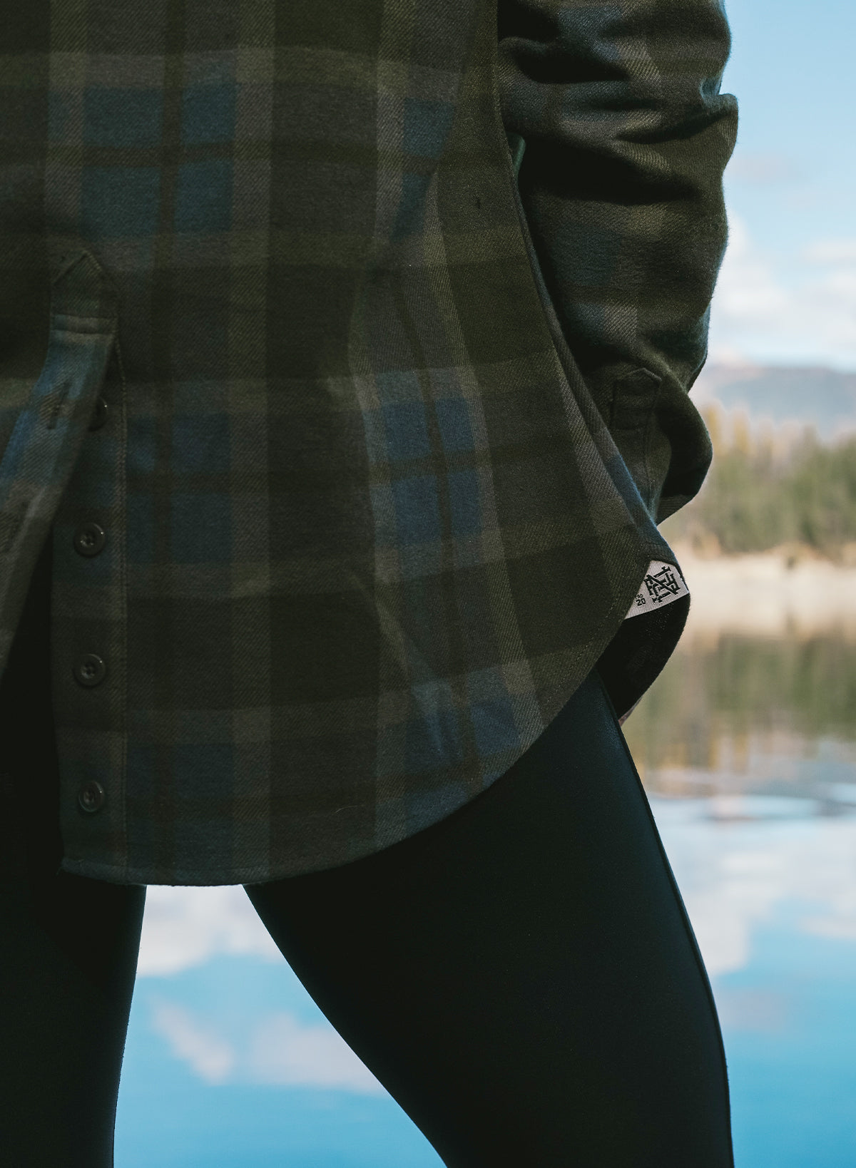Women's Forever Flannel Shirt - Soft & Cozy Olive Plaid Button-Up for Fall & Winter | Perfect for Casual Outfits, Layering & Outdoor Adventures