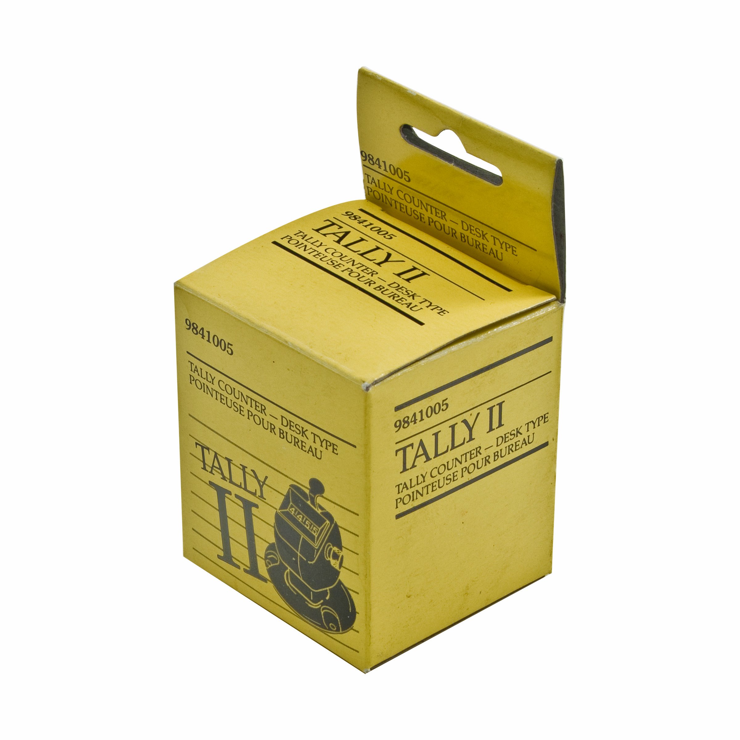 Bates Tally II 4-Digit Handheld Mechanical Click Counter - Chrome Finish for Counting Inventory, Events & Attendance | Office, Warehouse, Retail & Sports Use