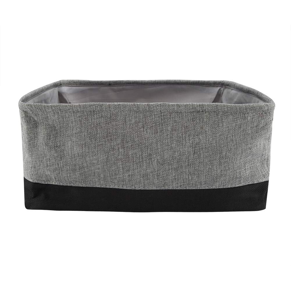 Foldable Cotton Linen Storage Basket - Organizer for Clothes, Toys, Sundries & Cosmetics | Perfect for Bedroom, Nursery & Bathroom Organization