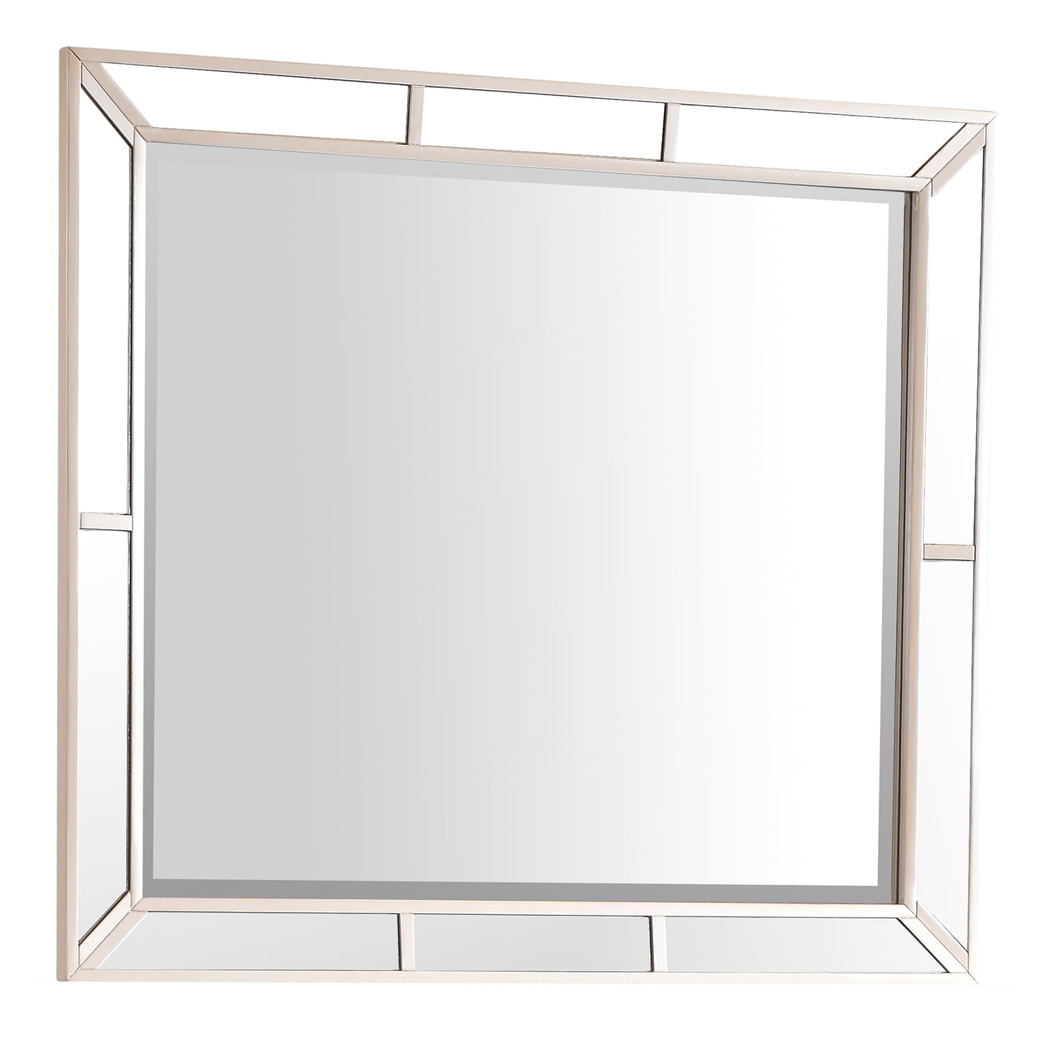 Hollywood Hills Modern Framed Dresser Mirror PF-G8100-M - Elegant Vanity Mirror for Bedroom, Bathroom & Dressing Room Decor