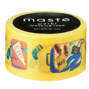 Stylish Washi Tape for Luggage & Suitcases - Decorative Travel Accessories for Scrapbooking, DIY Crafts & Gift Wrapping
