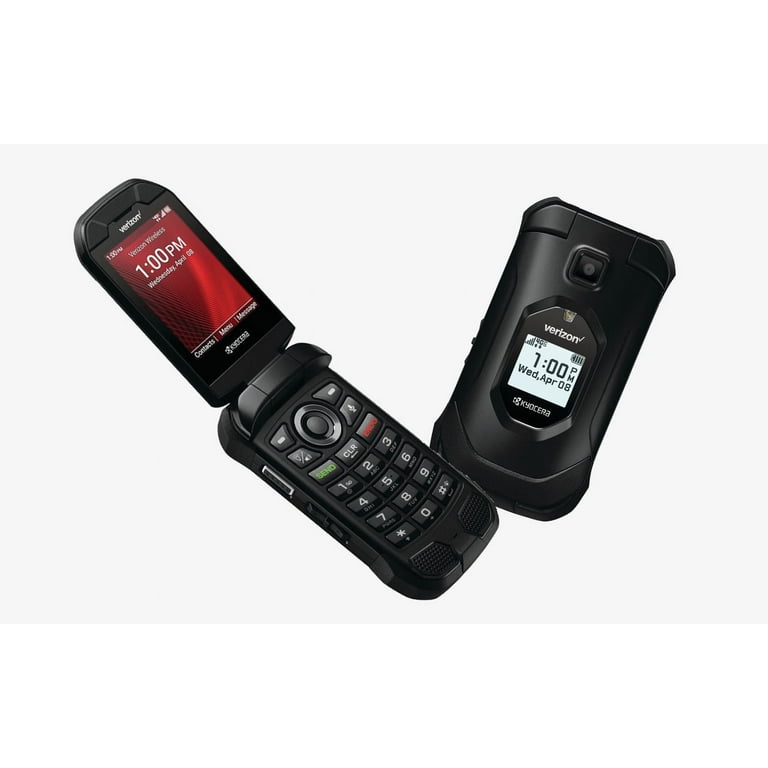 Kyocera DuraXV Extreme E4810 Rugged 4G LTE Flip Phone | Verizon Unlocked | Military-Grade Durability | Waterproof & Shockproof | Long Battery Life | for Outdoor, Construction & Emergency Use
