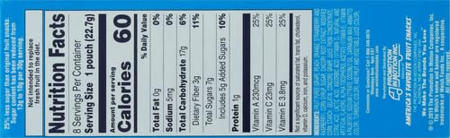 Welch's Mixed Fruit Snacks - 0.8 Oz (8 Count) | Gluten Free, Fat Free & Vitamin C Rich | Perfect for Lunchboxes, After-School Snacks & On-The-Go Energy
