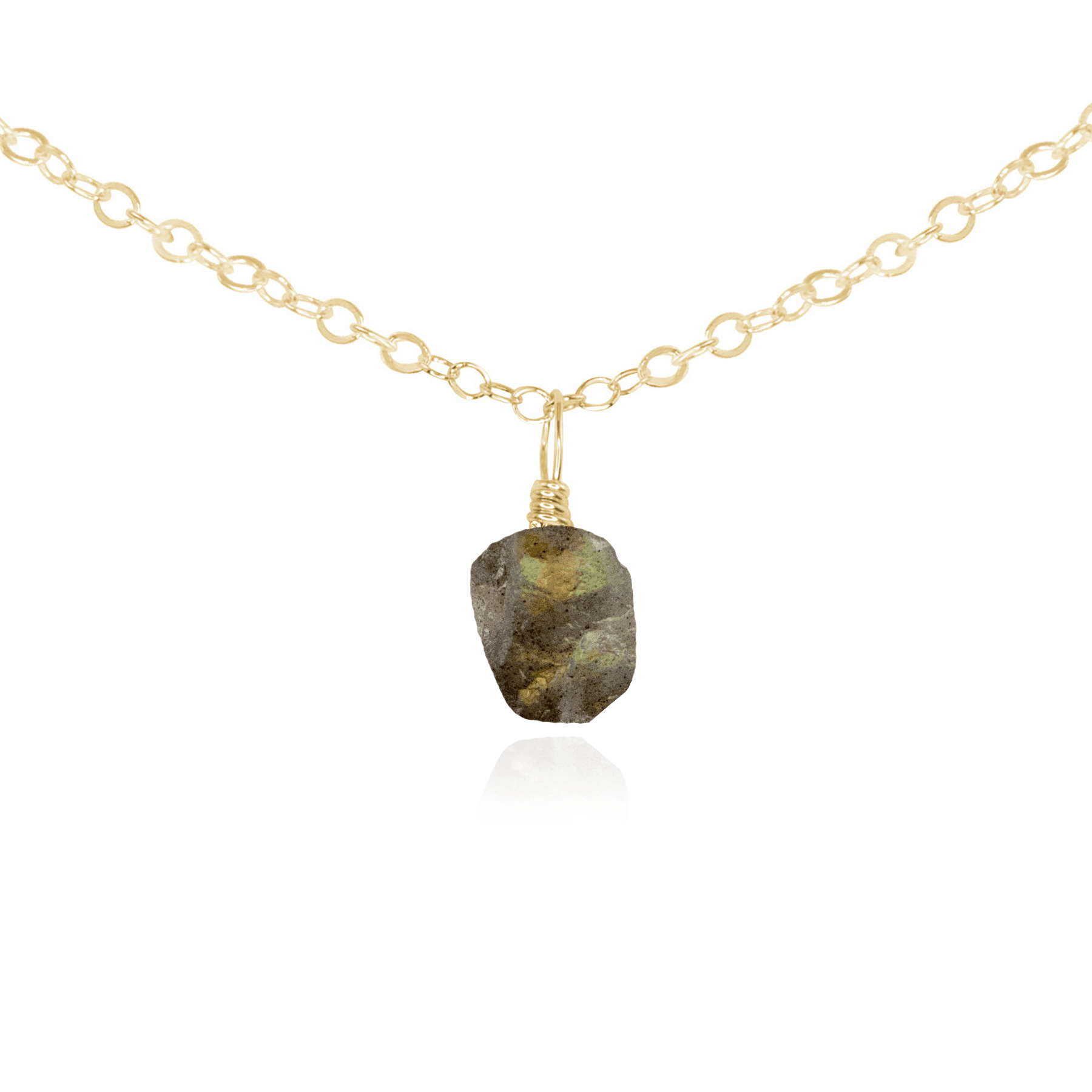 Natural Labradorite Gemstone Pendant Necklace - Healing Crystal Choker for Women | Perfect for Yoga, Meditation & Spiritual Jewelry Collection
