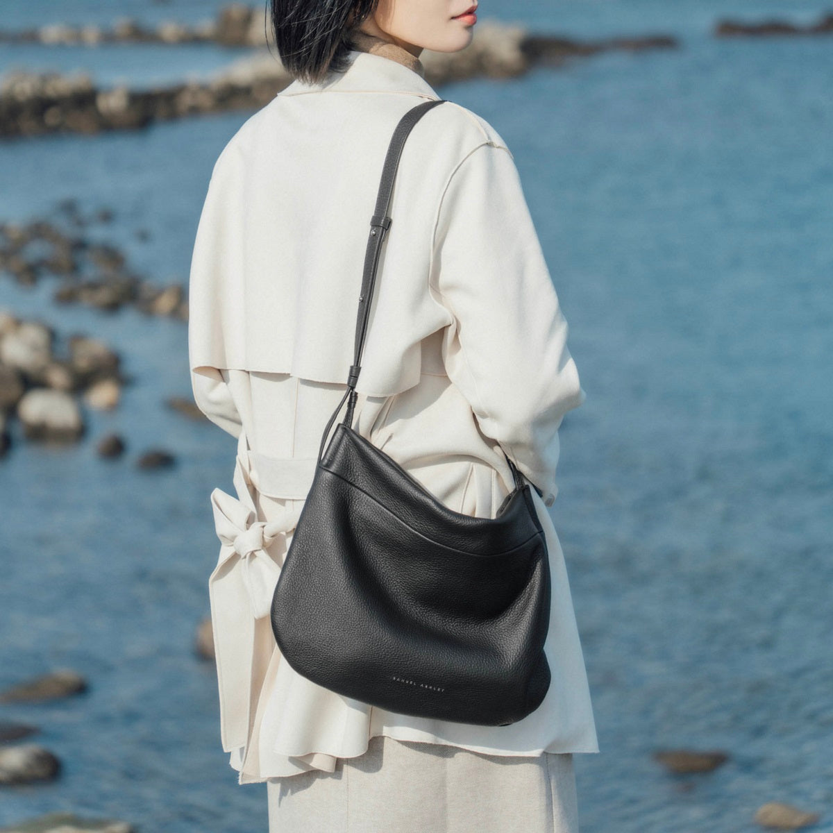 Stylish Merly Half Moon Leather Hobo Bag - Premium Genuine Leather Crossbody Purse for Women - Perfect for Work, Travel & Everyday Use