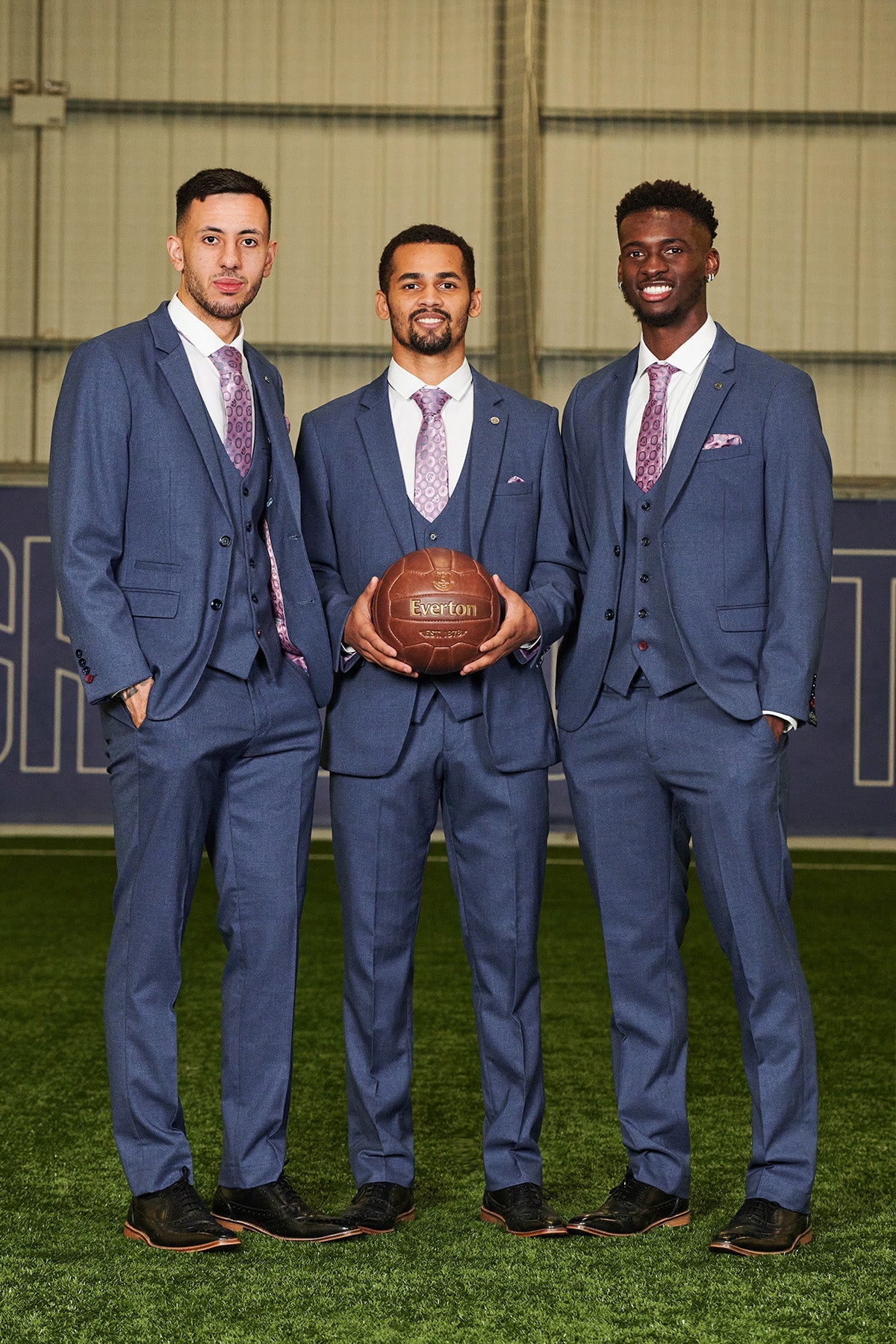 Everton Collection | ASHLEY Navy Blue 3-Piece Suit for Men - Perfect for Weddings, Business Meetings & Formal Events