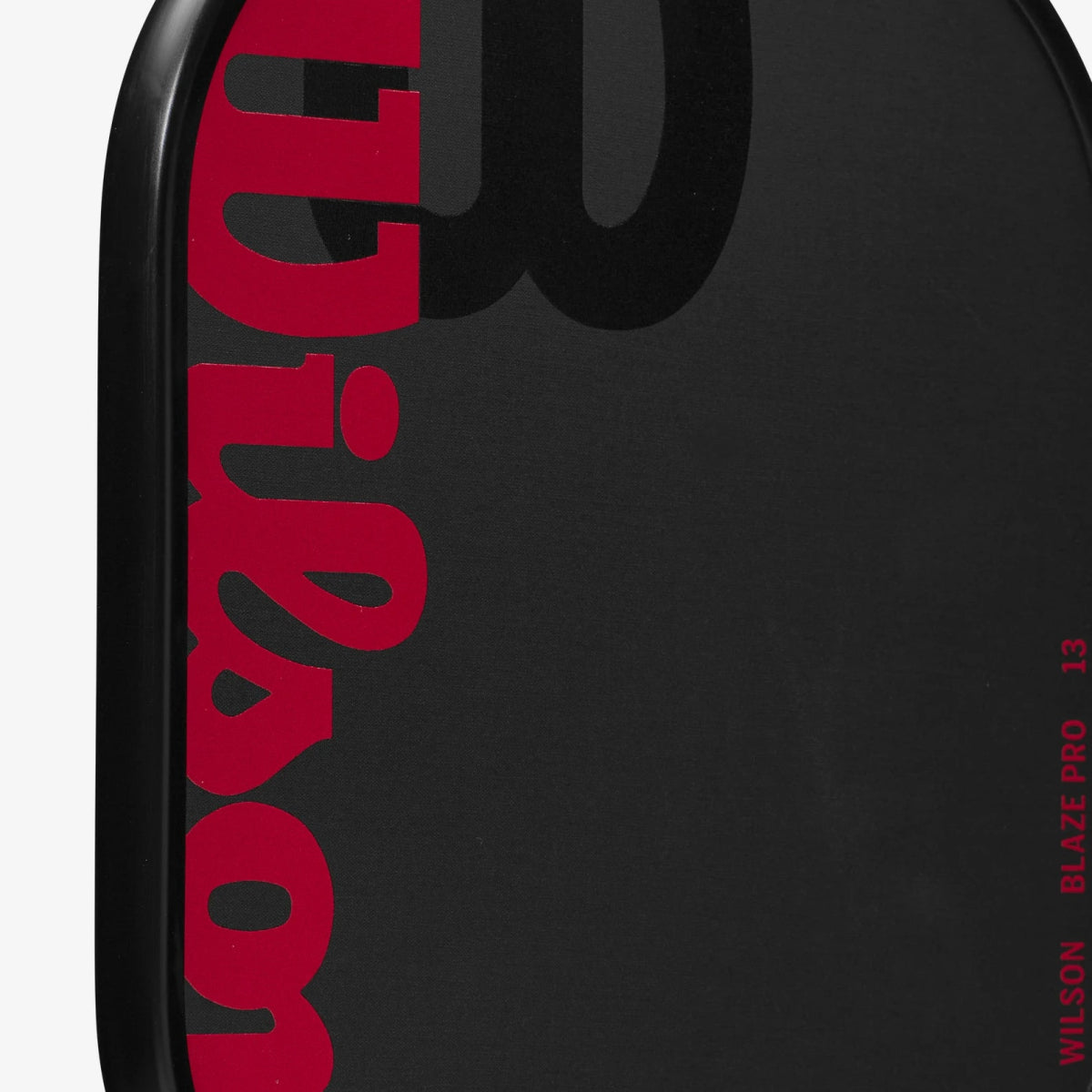 Wilson Blaze PRO 13 Pickleball Paddle - Premium Carbon Fiber Face with Cushion Grip | Black/Red Color | Perfect for Competitive Play & Outdoor Recreation