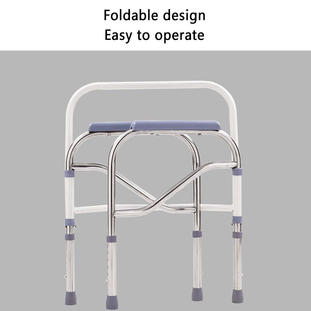 Foldable Commode Toilet Chair - Portable Lightweight Camping Toilet for Travel, Hunting & Fishing | Compact Household Mobile Toilet for Elderly, Outdoor Adventures & Emergency Use