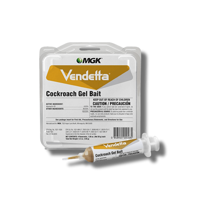 Vendetta Cockroach Gel Bait - Fast Acting Insect Killer for Home & Kitchen - Eliminates Roaches, Ants & Pests - Long Lasting Protection for Indoor Use