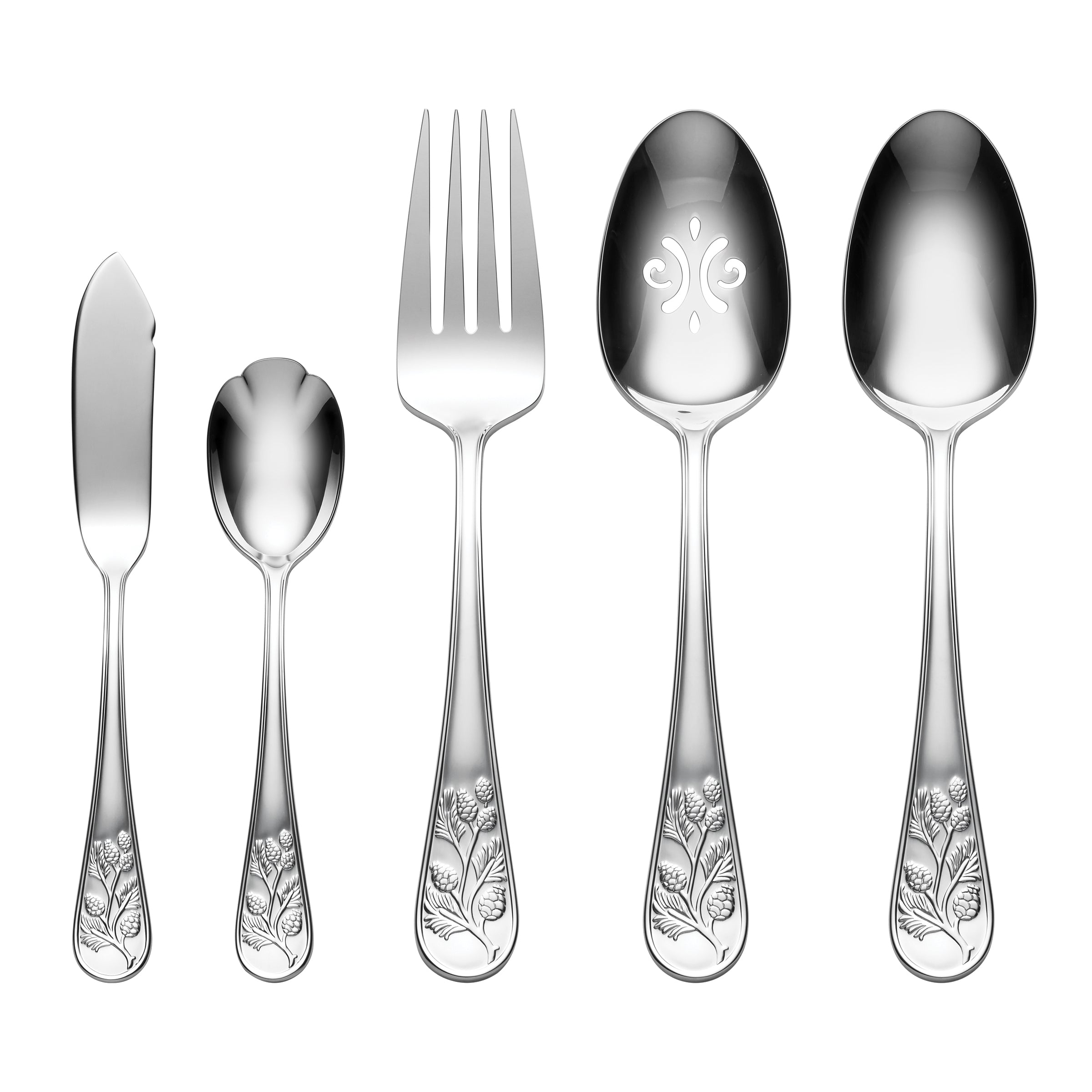 Premium 65-Piece Flatware Set by Chestnut Ridge - Stainless Steel Silverware for Everyday Dining & Entertaining - Ideal for Home, Restaurant, or Wedding Use
