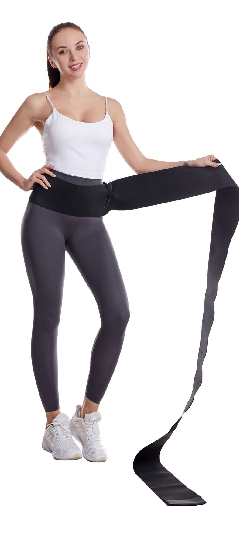 Waist Trainer for Women - Slimming Waist Trimmer Belt, Postpartum Belly Wrap & Lumbar Support - Invisible Tummy Control for Workouts, Post-Pregnancy & Everyday Wear