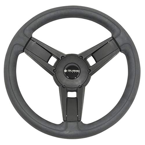 Premium Black Steering Wheel Replacement for Club Car DS Golf Carts - Durable & Comfortable Grip for Smooth Driving on Golf Courses & Neighborhood Streets