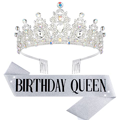 Silver Tiara+Silver Sash -2
