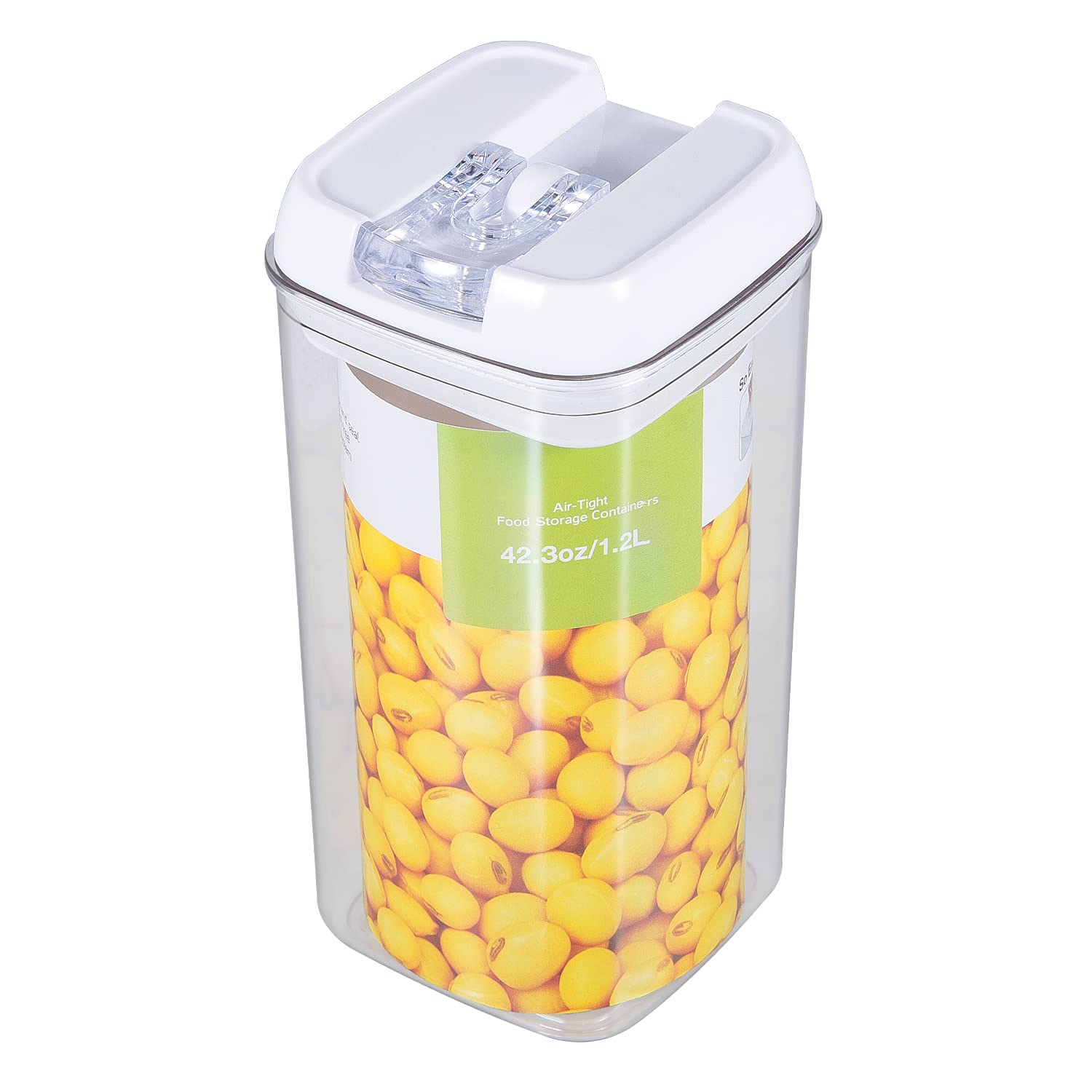TBVECHI 12-Piece Airtight Pasta Storage Containers Set with Lids - Perfect for Pantry Organization, Food Preservation & Baking Essentials (White) - Ideal for Kitchen, Restaurant & Meal Prep