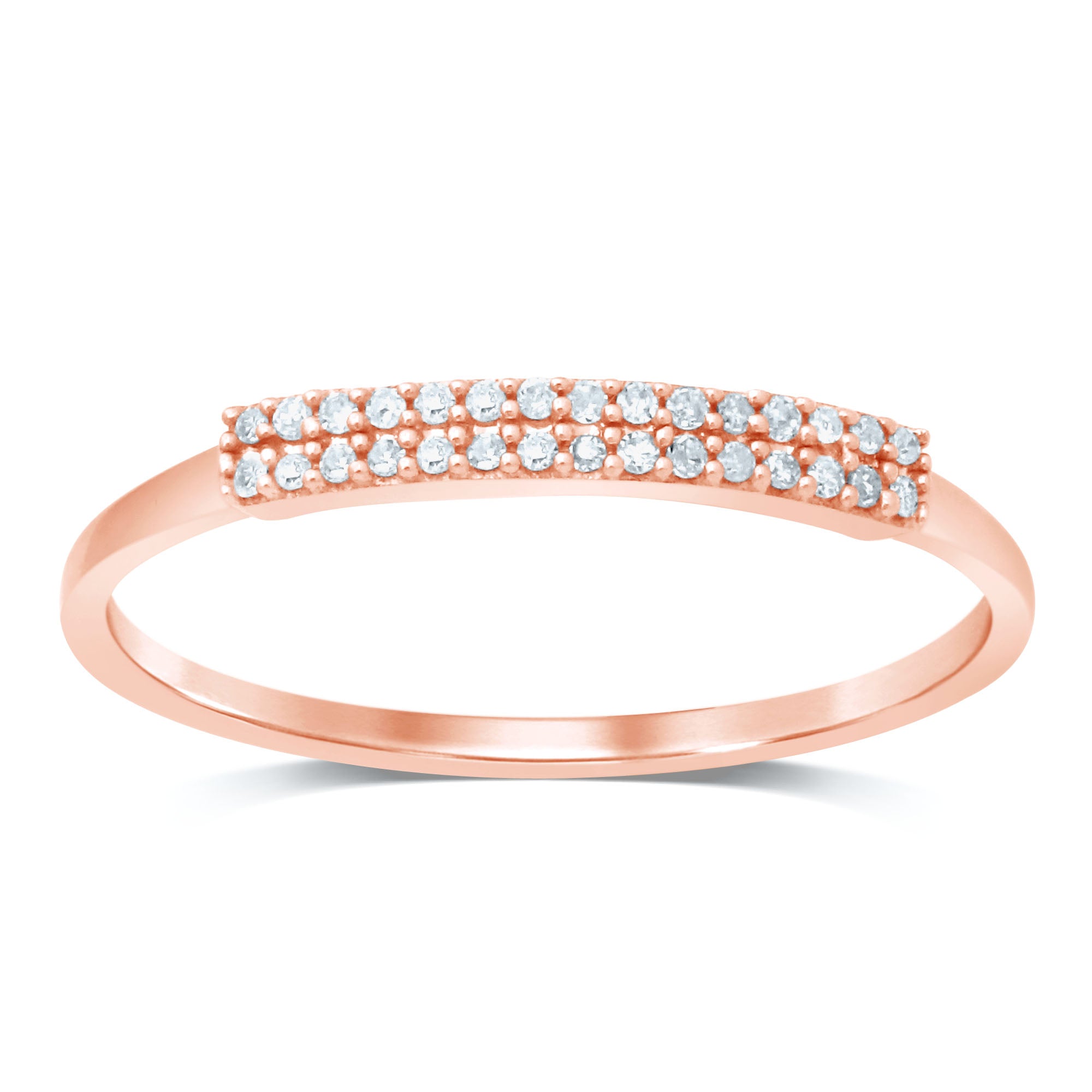 9ct Rose Gold Eternity Ring with 30 Diamonds - Elegant Wedding Band for Women, Anniversary Gift, Promise Ring | Perfect for Engagements, Bridal Jewelry & Special Occasions