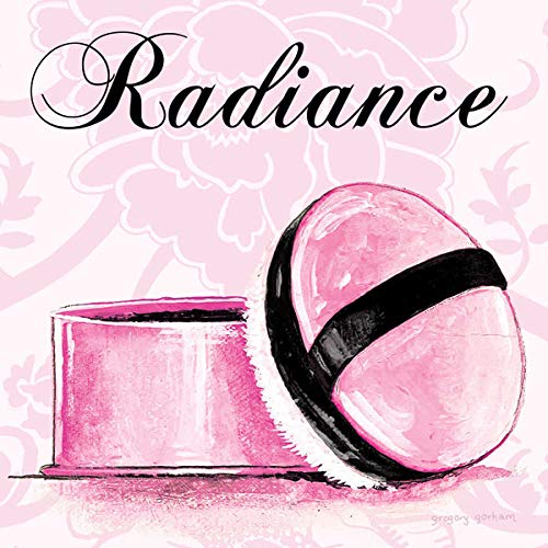 Gregory Gorham Pink Romance Makeup Art Print Set - 4 Framed 12x12 Inch Wall Decor (Pink, Black, White) | Perfect for Bedroom, Living Room & Salon Decor