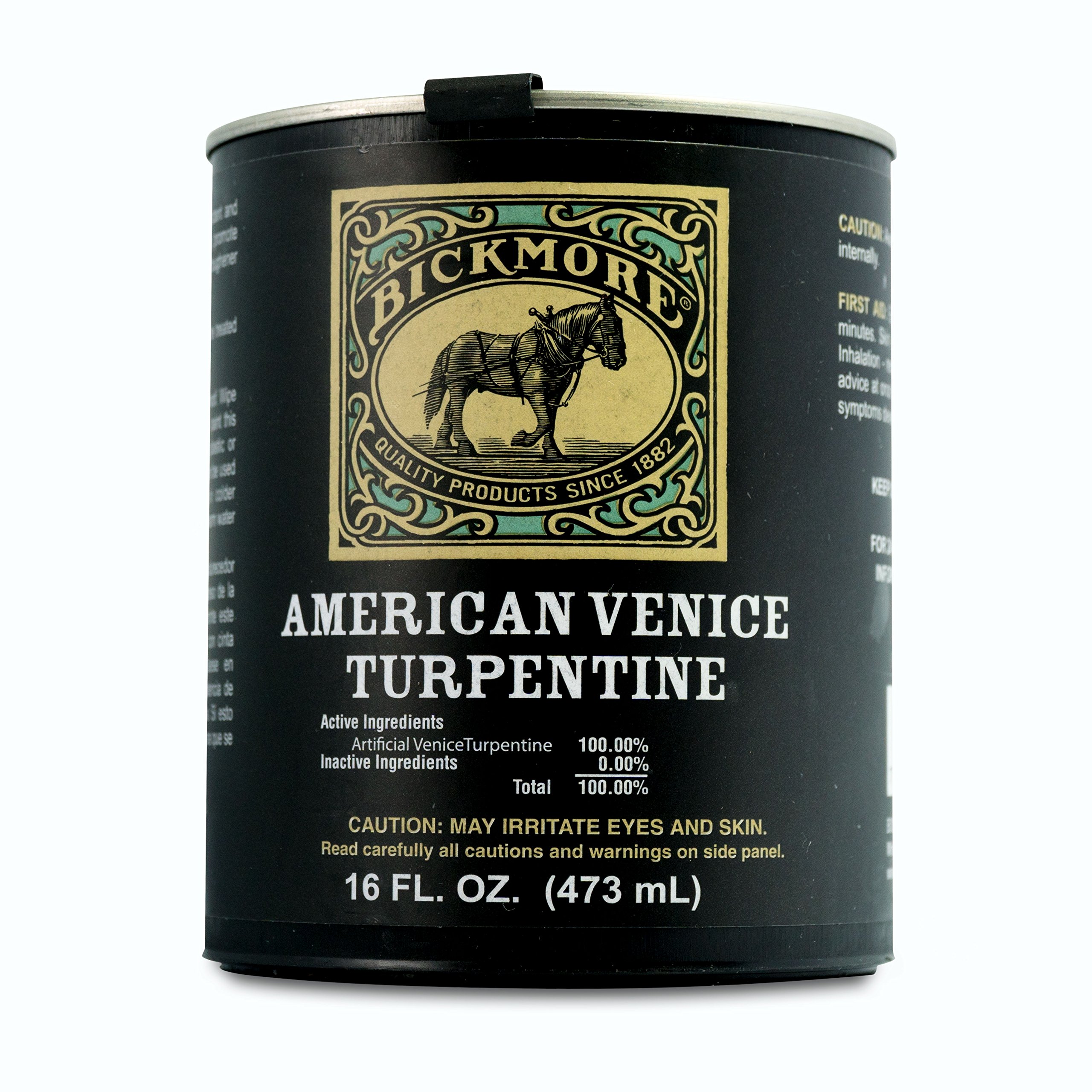 American Venice Turpentine Pint for Horses - Promotes Hoof Growth, Prevents Quarter Cracks & Split Hooves | Natural Hoof Care Solution for Equine Health & Lameness Prevention