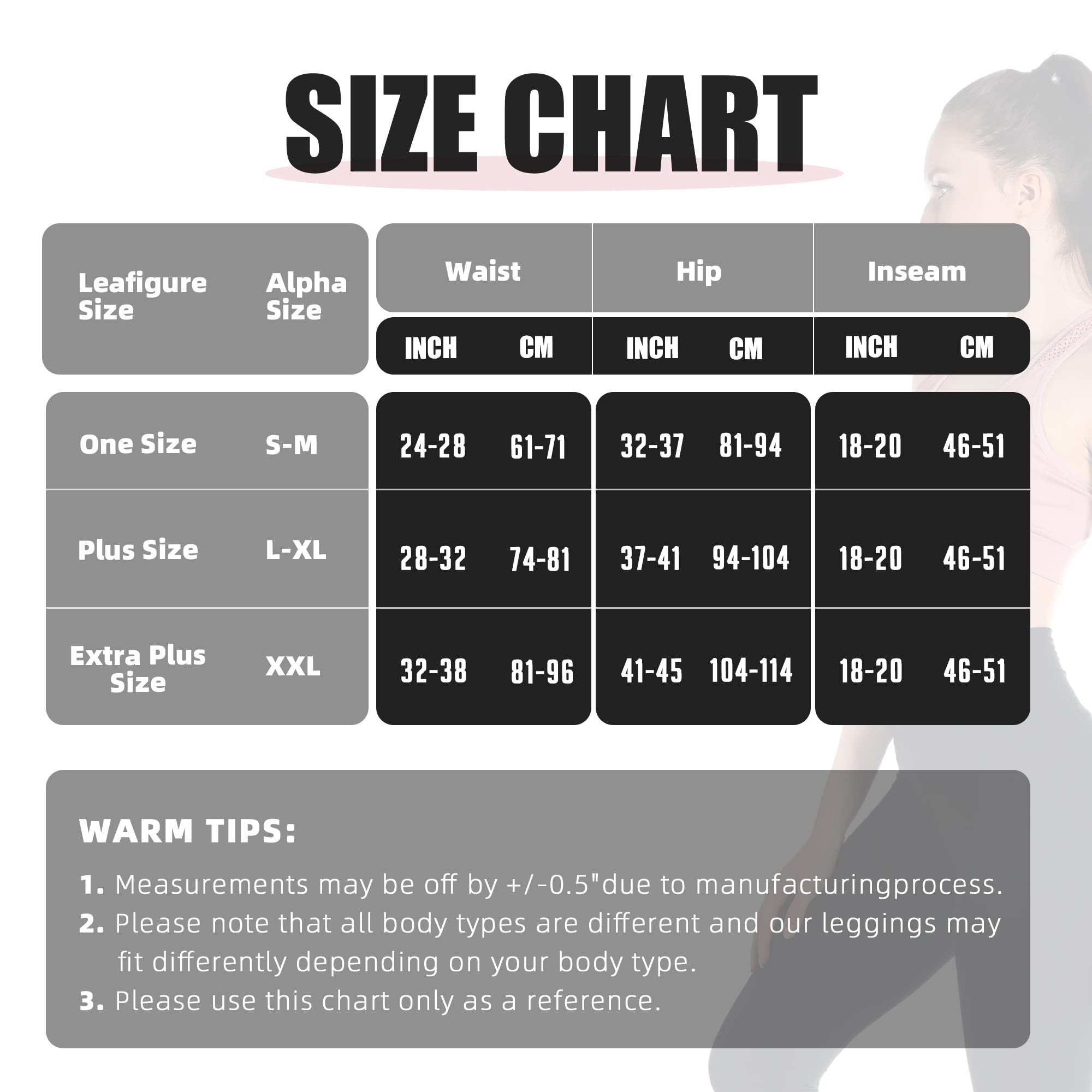 High Waisted Black Leggings for Women - Yoga, Workout & Everyday Wear - Comfortable & Stretchy Tummy Control Leggings for Gym, Running & Lounge
