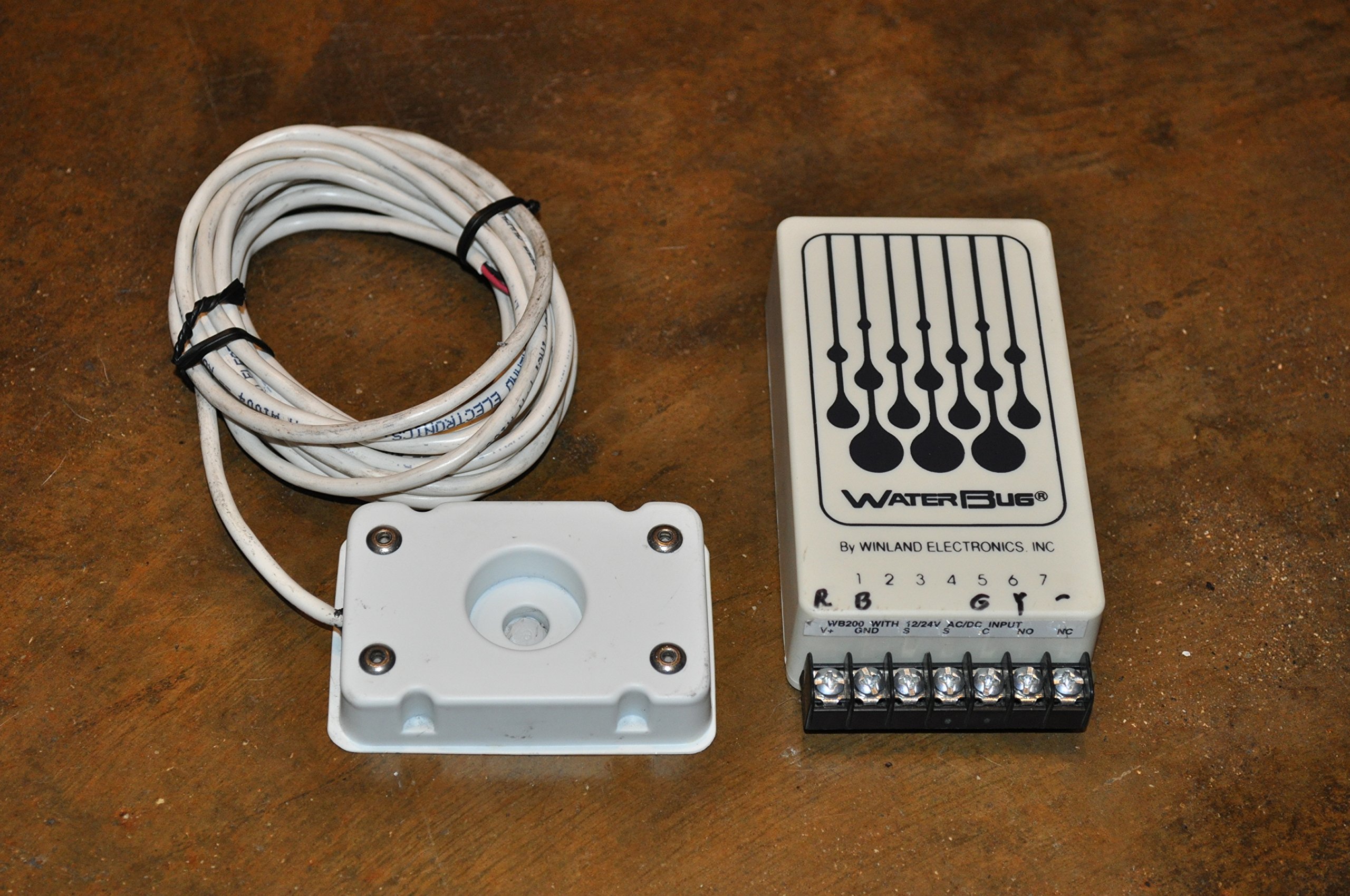 Winland Electronics WB200 Waterbug Alert Console - Hardwired 12V/24V DC Water Leak Detection System for Home, Basement & Commercial Use