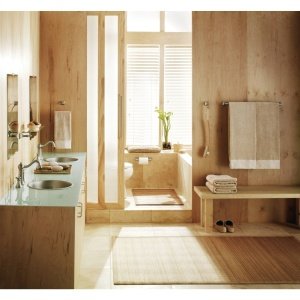 Moen DN8308CH Chrome Double Post Pivoting Toilet Paper Holder - Retreat Collection - Perfect for Bathroom, Restroom & Powder Room Decor