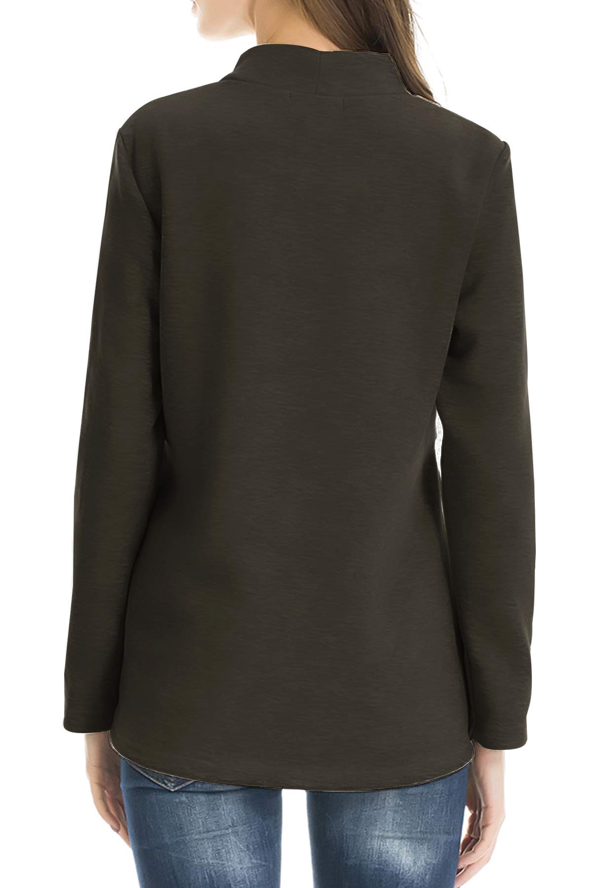 Smallshow Women's Fleece Nursing Tops - Soft Long Sleeve Breastfeeding Shirts for Maternity & Nursing Comfort | Perfect for Winter, Nursing at Home, and Outdoors