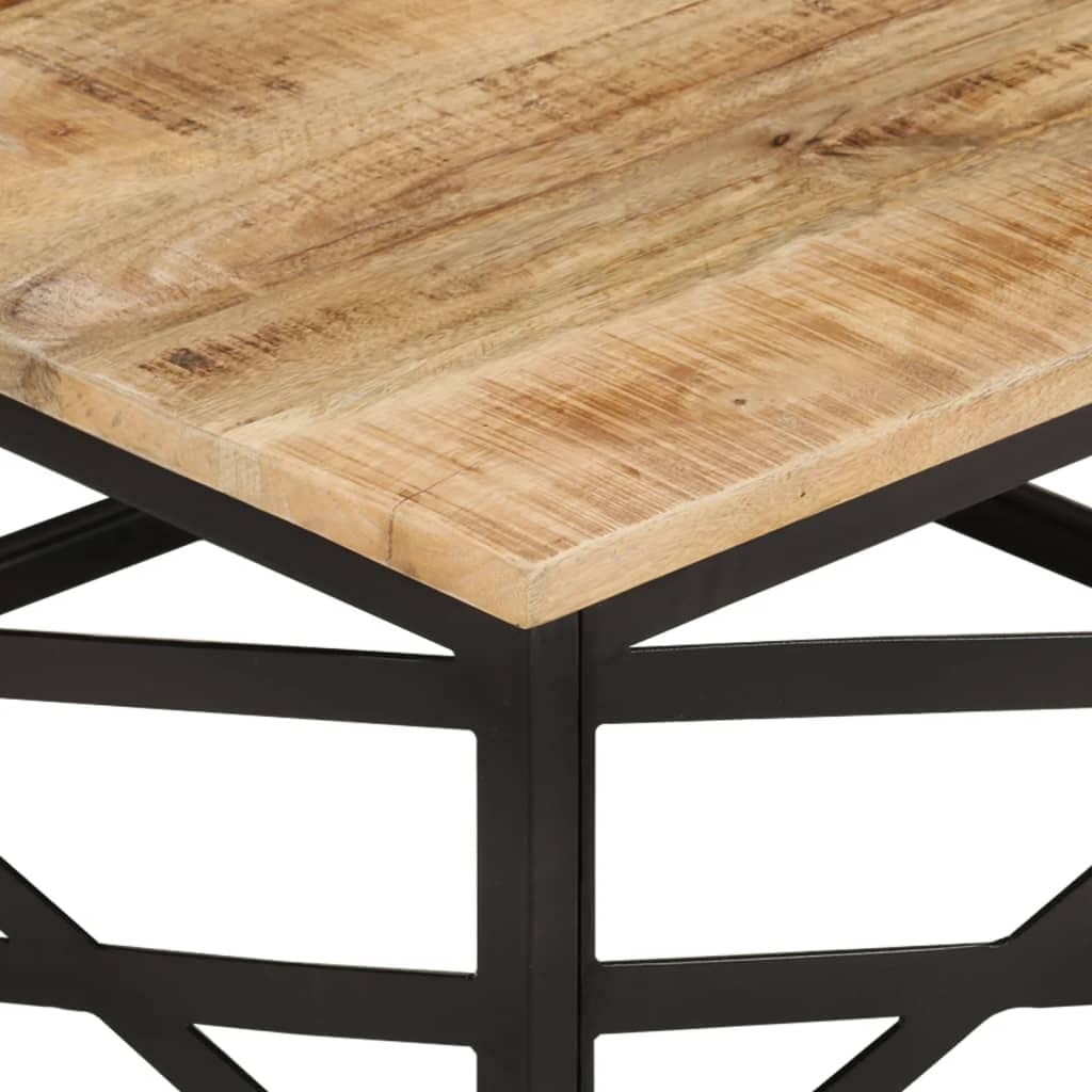 Solid Mango Wood Coffee Table - 26.8