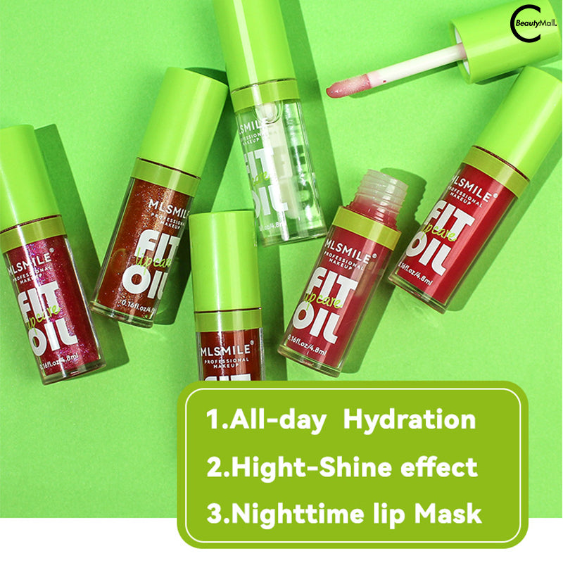 MLSMILE 8 Color Lip Gloss Set - Hydrating, Long Lasting & Non-Sticky Lip Gloss Kit for Women - Perfect for Daily Wear, Parties & Makeup Looks