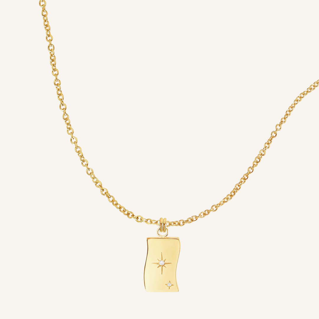 Be Hers Dream Free Necklace - Elegant Dainty Gold Pendant for Women | Perfect Gift for Anniversary, Valentine's Day & Special Occasions