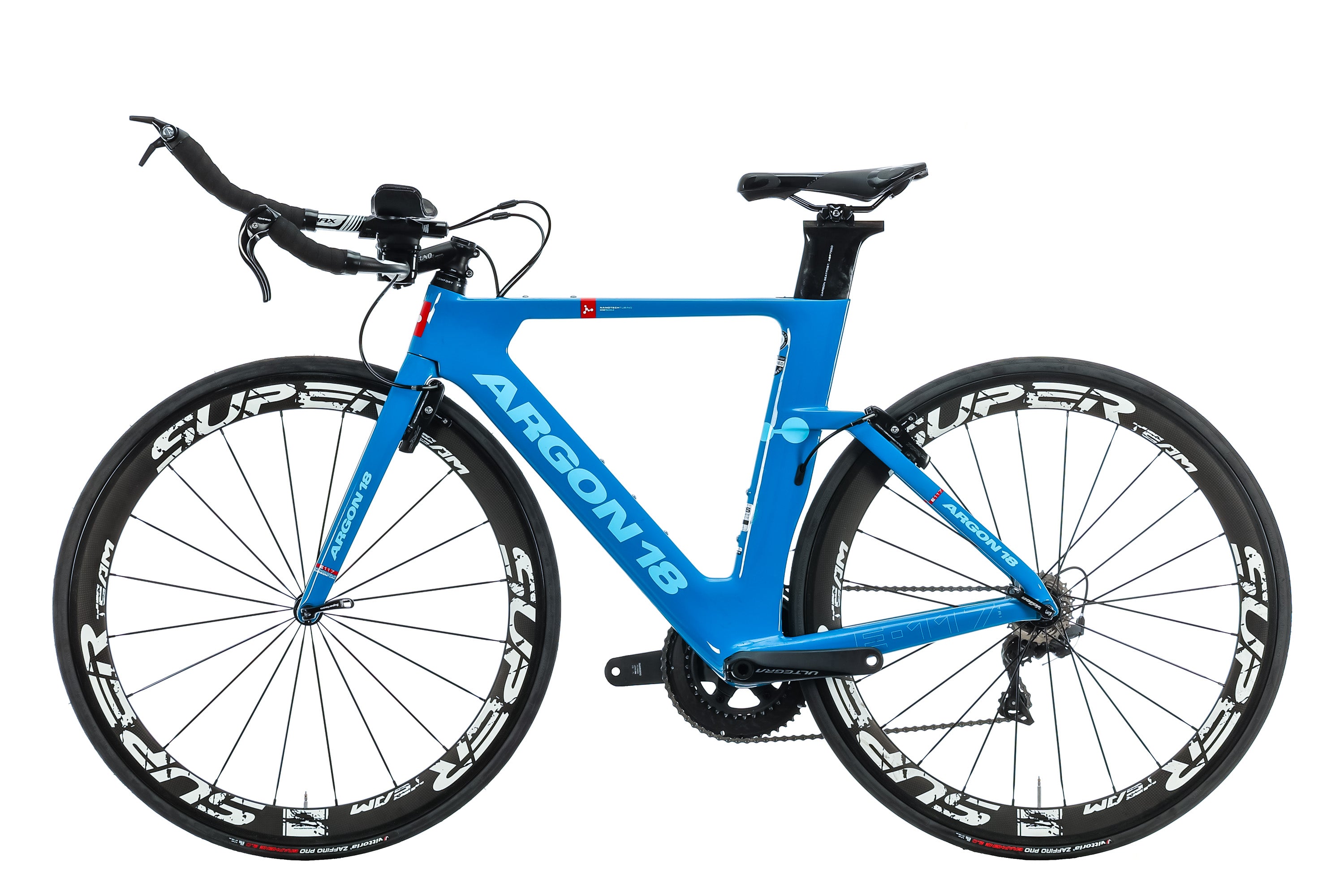 Argon 18 E-117 Triathlon Time Trial Bike 2018 - Small Size | Lightweight Carbon Frame for Competitive Racing & Triathlons | Perfect for Ironman, Time Trials & Road Cycling Competitions