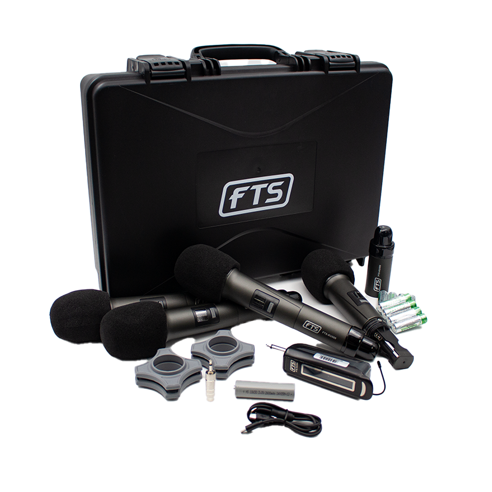 FTS KU500MKIII Professional Wireless Microphone System - Hi-Fi Uni-Directional Mic for Karaoke, Live Performances & Public Speaking (Perfect for Home Studios, Churches & Events)