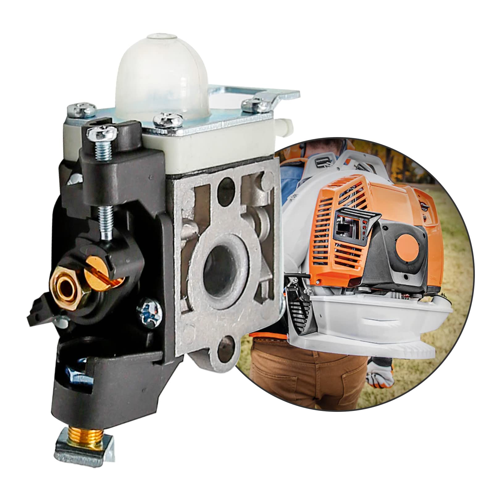 RB-K106 Carburetor Carb Kit Replacement for Echo ES-250 PB-250 PB-250LN Leaf Blower - Compatible with Echo ES-250, PB-250, PB-250LN Models - Perfect for Lawn Maintenance, Yard Cleanup & Leaf Blowing